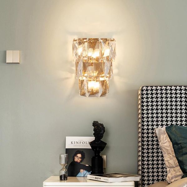 postmodern light luxury wall lamp living room bedroom bedside lamp tv background wall aisle simple villa crystal
postmodern light luxury wall lamp living room bedroom bedside lamp tv background wall aisle simple villa crystal