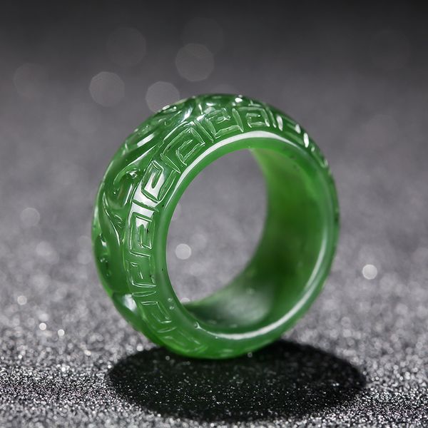 natural green jade rings jasper jade ring handcarved dragon green jade rings jadeite ring gift brand women men ring, Red;blue
natural green jade rings jasper jade ring handcarved dragon green jade rings jadeite ring gift brand women men ring, Red;blue