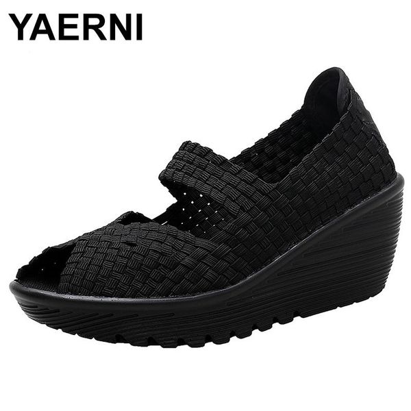 dress shoes yaerni 2021 summer women sandals platform handmade woven wedge multi colors ladies, Black
dress shoes yaerni 2021 summer women sandals platform handmade woven wedge multi colors ladies, Black