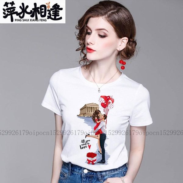 women's t-shirt he most romantic thing for two people printed t-shirts summer woman 2021 harajuku t shirt fashion casual short sleeve t, White
women's t-shirt he most romantic thing for two people printed t-shirts summer woman 2021 harajuku t shirt fashion casual short sleeve t, White