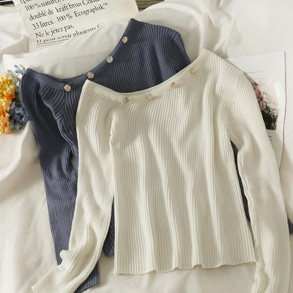 women's sweaters korean clothes winter chic sweater women long sleeve one shoulder and pullover crop jumper knitwear, White;black
women's sweaters korean clothes winter chic sweater women long sleeve one shoulder and pullover crop jumper knitwear, White;black