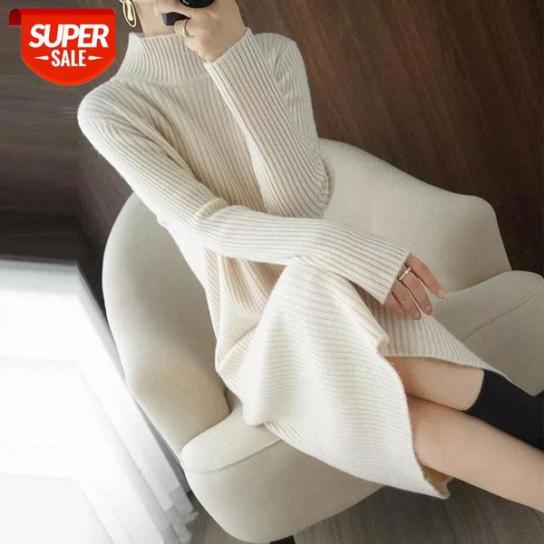 women knitted dress casual half turtleneck sweater dresses autumn winter ladies loose long sleeve bottoming midi dress vestidos #im7d, White;black
women knitted dress casual half turtleneck sweater dresses autumn winter ladies loose long sleeve bottoming midi dress vestidos #im7d, White;black