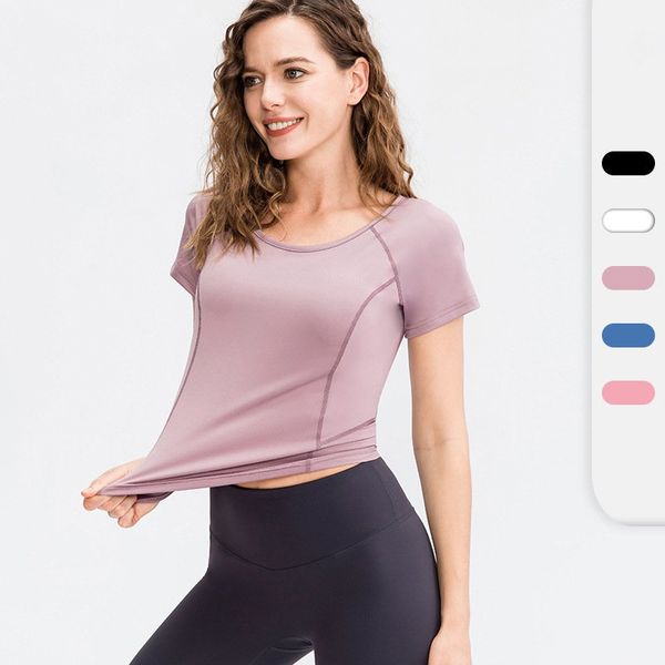 design new women clothes 2021 workout for women gym tank fitness short sport shirts tennis jerseys yoga shirt, White
design new women clothes 2021 workout for women gym tank fitness short sport shirts tennis jerseys yoga shirt, White
