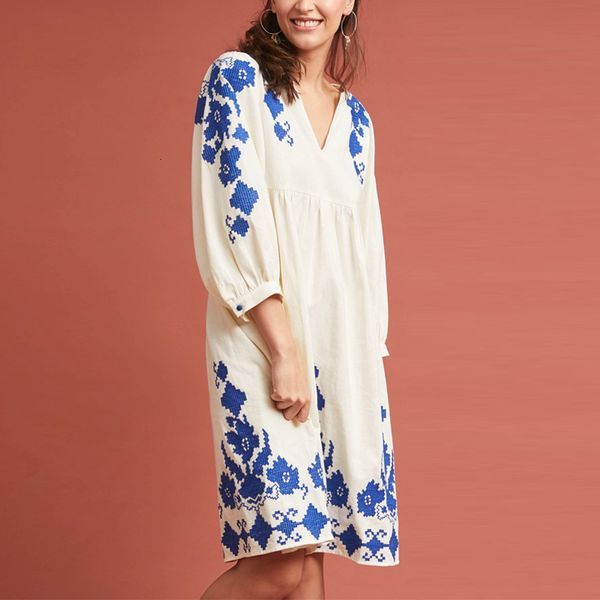 new casual a-line short dresses women white cotton floral embroidery 2021 vintage v neck tunic robe ethnic dress 3jci
new casual a-line short dresses women white cotton floral embroidery 2021 vintage v neck tunic robe ethnic dress 3jci