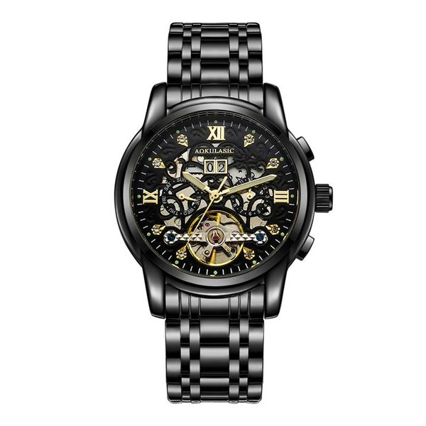 wristwatches jojoz men's watch big wheel hollow automatic mechanical double calendar waterproof luminous casual, Slivery;brown
wristwatches jojoz men's watch big wheel hollow automatic mechanical double calendar waterproof luminous casual, Slivery;brown