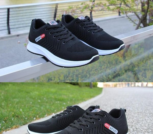 2021 summer light shoes men's leisure shock absorption mesh breathable sports sneakers, Black
2021 summer light shoes men's leisure shock absorption mesh breathable sports sneakers, Black