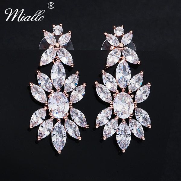 dangle & chandelier miallo fashion cubic zirconia flower earrings for women accessories rose gold color bridal wedding drop earring party je, Silver
dangle & chandelier miallo fashion cubic zirconia flower earrings for women accessories rose gold color bridal wedding drop earring party je, Silver