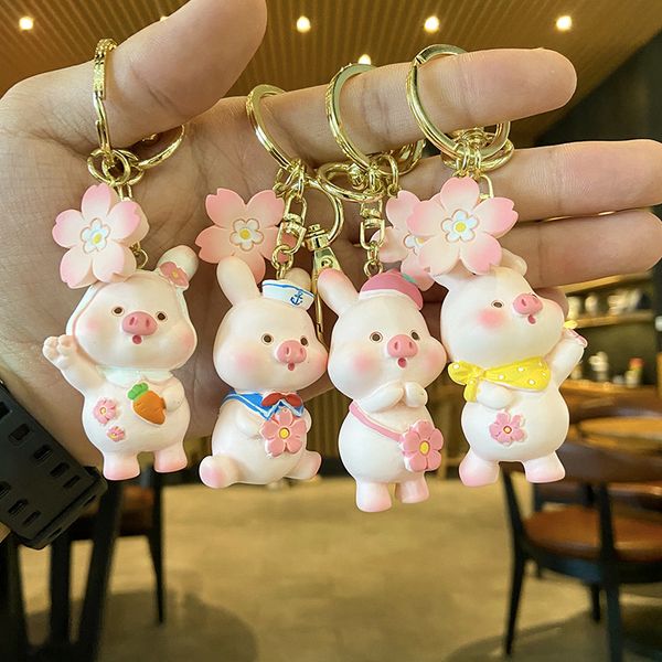 new small commodities creative gift key chain accessories lovely cherry powder piggy backpack diy keychain h101, Silver
new small commodities creative gift key chain accessories lovely cherry powder piggy backpack diy keychain h101, Silver