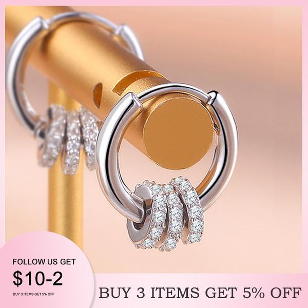 hoop & huggie authentic 925 sterling silver dainty small zircon inlaid round circle earrings for women gold earrrings jewelry, Golden;silver
hoop & huggie authentic 925 sterling silver dainty small zircon inlaid round circle earrings for women gold earrrings jewelry, Golden;silver