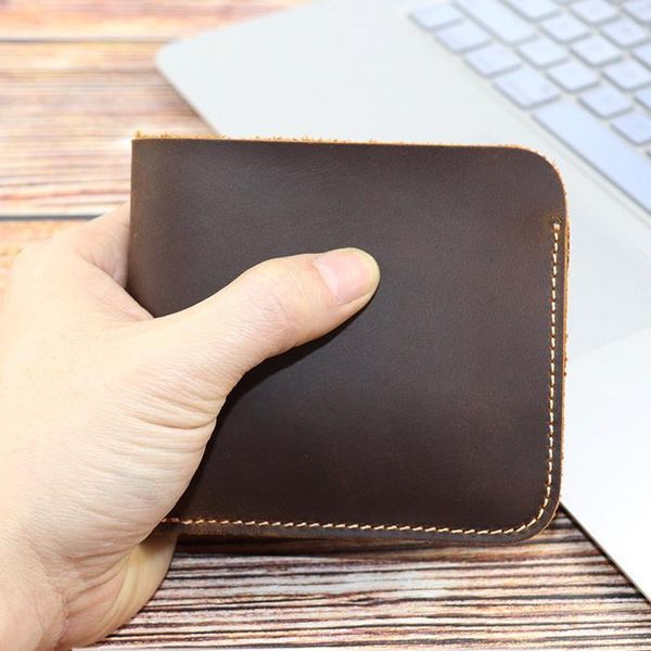 genuine leather handmade wallet men retro short durable real breif cartera hombre, Red;black
genuine leather handmade wallet men retro short durable real breif cartera hombre, Red;black