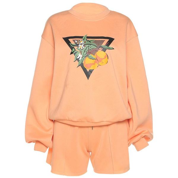 women's tracksuits 2021 autumn fashion lantern sleeve lace-up printed loose sweater straight tube bag hip shorts casual suit women set, Gray
women's tracksuits 2021 autumn fashion lantern sleeve lace-up printed loose sweater straight tube bag hip shorts casual suit women set, Gray