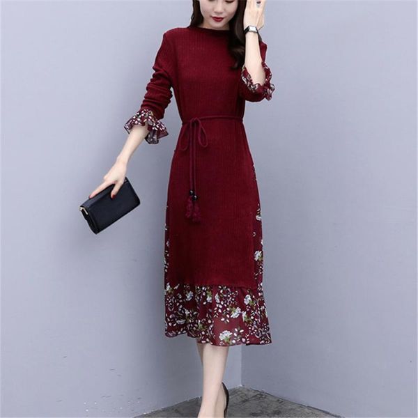 casual dresses autumn winter long sleeve knitted dress women fashion floral elegant party vestidos, Black;gray
casual dresses autumn winter long sleeve knitted dress women fashion floral elegant party vestidos, Black;gray
