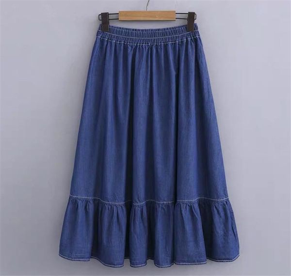 plus size pants brand 2021 autumn ruffled denim skirt,fashion korean ladies high waist pleated cotton jeans skirts,plus skirts 5xl 6xl 7xl, Black
plus size pants brand 2021 autumn ruffled denim skirt,fashion korean ladies high waist pleated cotton jeans skirts,plus skirts 5xl 6xl 7xl, Black