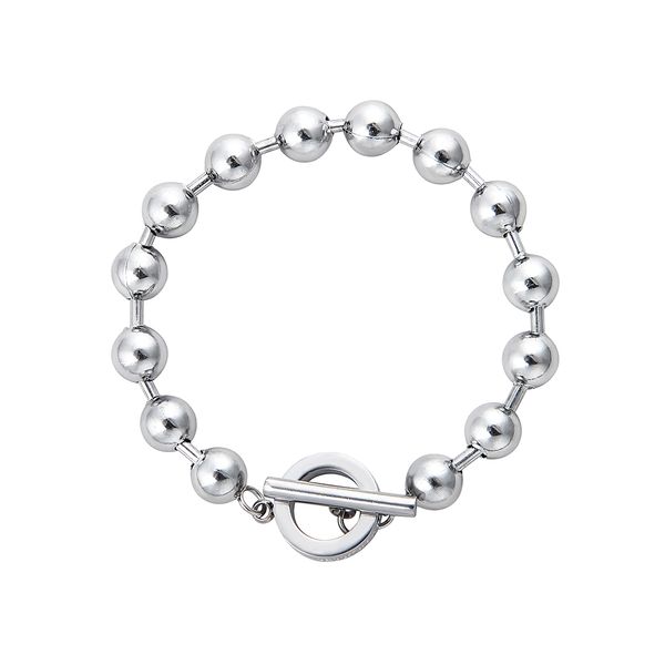 2021 new korean bloggers with the same bracelet simple steel ball hip hop street cold style one word buckle bracelet accessories trend, Black
2021 new korean bloggers with the same bracelet simple steel ball hip hop street cold style one word buckle bracelet accessories trend, Black