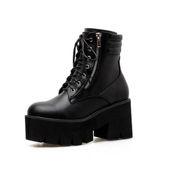 boots wholesale autumn ankle for women motorcycle chunky heels casual lacing round toe platform shoes female yui8, Black
boots wholesale autumn ankle for women motorcycle chunky heels casual lacing round toe platform shoes female yui8, Black