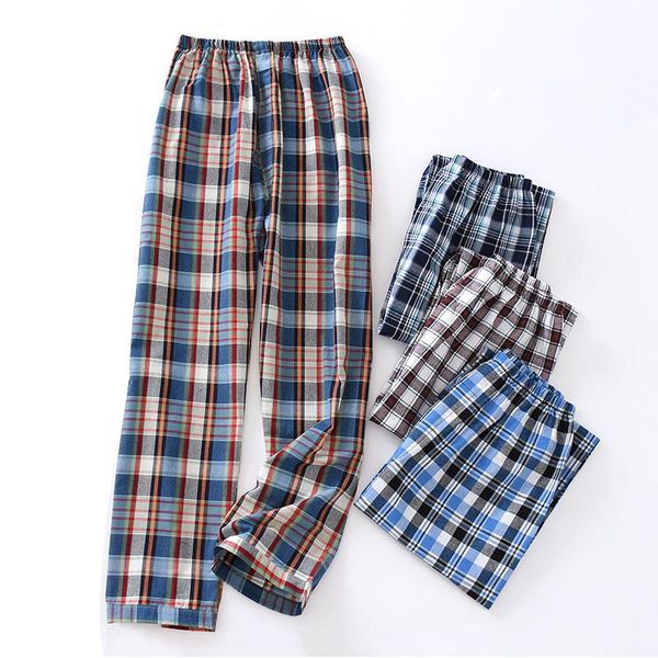 men's sleepwear autumn soft cotton pajamas home pants large size plaid print trousers fashion male casual homewear sleep, Black;brown
men's sleepwear autumn soft cotton pajamas home pants large size plaid print trousers fashion male casual homewear sleep, Black;brown