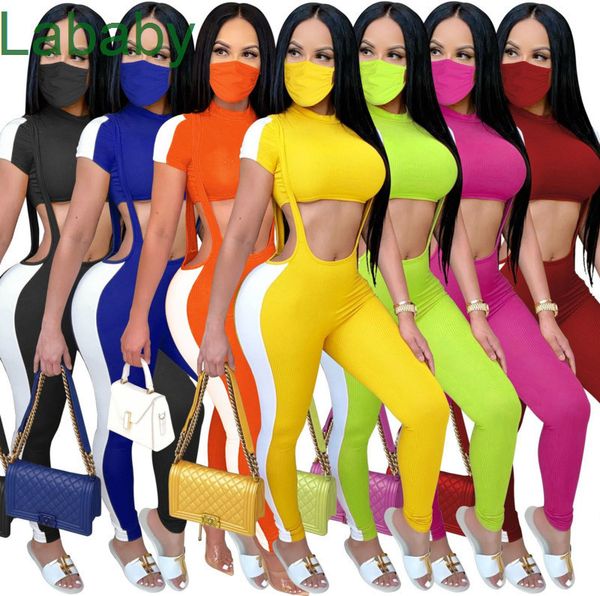 new women 2 piece set designer waist-exposed short sleeve suspender trousers tracksuit club fashion tight long pants casual sports suit 2021, Gray
new women 2 piece set designer waist-exposed short sleeve suspender trousers tracksuit club fashion tight long pants casual sports suit 2021, Gray