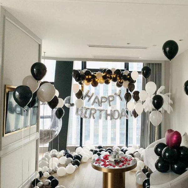 party decoration 500pcs black and white themed balloon set boy's birthday wedding valentine's day baby shower latex
party decoration 500pcs black and white themed balloon set boy's birthday wedding valentine's day baby shower latex