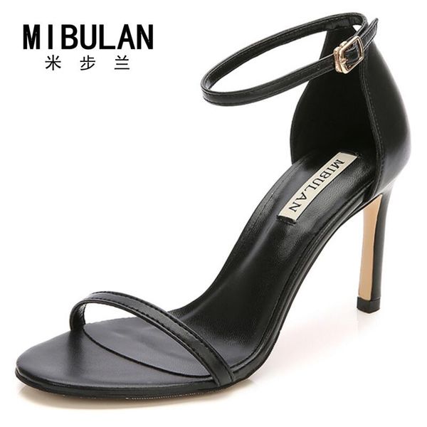 female classic 8.5cm strap buckle sandal pumps, star style thin heel strap buckle party sandals 33-41, Black
female classic 8.5cm strap buckle sandal pumps, star style thin heel strap buckle party sandals 33-41, Black