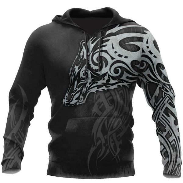 men's hoodies & sweatshirts mens casual 3d all over print viking wolf tattoo man pullover women hood sweatshirt hip-hop jacket street, Black
men's hoodies & sweatshirts mens casual 3d all over print viking wolf tattoo man pullover women hood sweatshirt hip-hop jacket street, Black