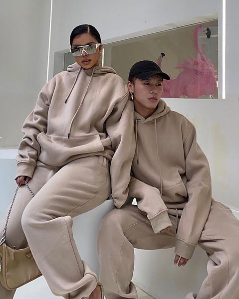women's two piece pants autumn winter streetwear women men joggers 2 sets hooded sweatshirt tracksuit fleece sweatpants outfits, White
women's two piece pants autumn winter streetwear women men joggers 2 sets hooded sweatshirt tracksuit fleece sweatpants outfits, White