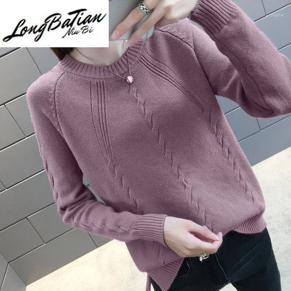women's sweaters knit sweater women pullover autumn winter casual plus size loose jumpers ladies knitted thick warm o-neck knitwear, White;black
women's sweaters knit sweater women pullover autumn winter casual plus size loose jumpers ladies knitted thick warm o-neck knitwear, White;black