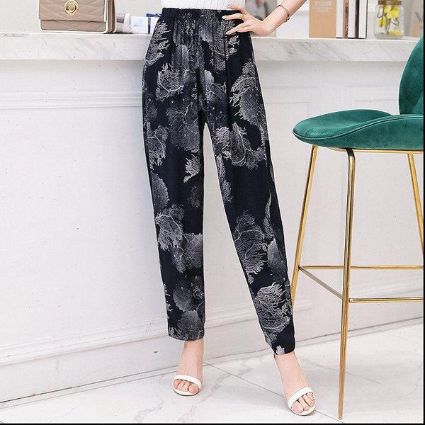 classic printed casual trousers for women loose high waist elastic harem pants female 2021 summer wide leg pants plus size, Black;white
classic printed casual trousers for women loose high waist elastic harem pants female 2021 summer wide leg pants plus size, Black;white