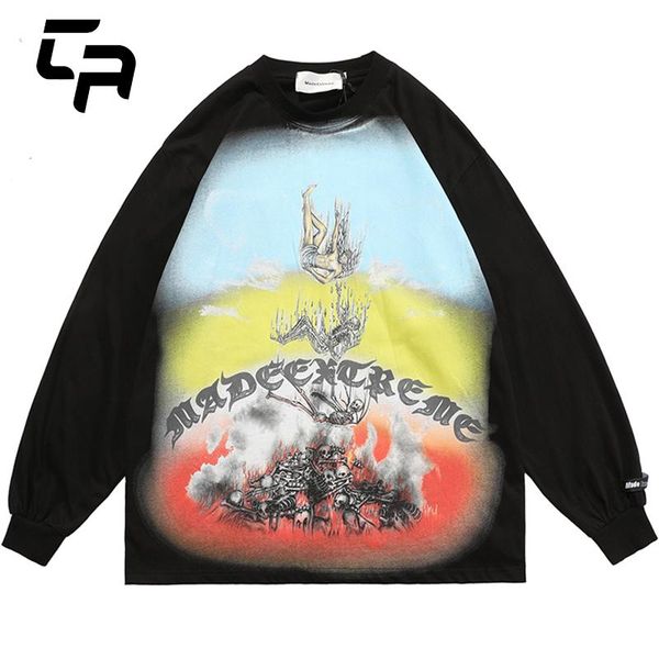 men's t-shirts men hip hop oversize tshirt streetwear skeleton letter print harajuku sweatshirts 2021 loose cotton long sleeve t-shirt, White;black
men's t-shirts men hip hop oversize tshirt streetwear skeleton letter print harajuku sweatshirts 2021 loose cotton long sleeve t-shirt, White;black