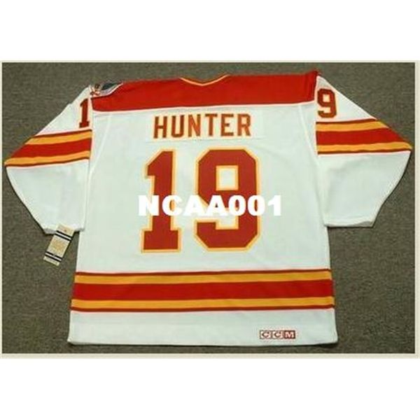 001s #19 tim hunter calgary flames 1989 ccm vintage retro home away hockey jersey or custom any name or number retro jersey, Black
001s #19 tim hunter calgary flames 1989 ccm vintage retro home away hockey jersey or custom any name or number retro jersey, Black