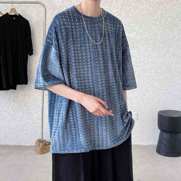 men's t-shirts summer t shirt fashion retro short-sleeved t-shirt men streetwear korean loose black coffee blue casual tshirt mens, White;black
men's t-shirts summer t shirt fashion retro short-sleeved t-shirt men streetwear korean loose black coffee blue casual tshirt mens, White;black