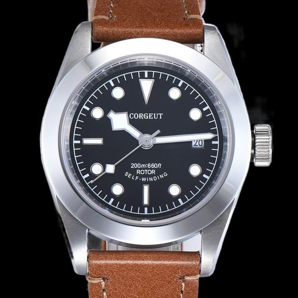 wristwatches mechanical corgeut 41mm automatic mens watch luminous diver calendar clock leather, Slivery;brown
wristwatches mechanical corgeut 41mm automatic mens watch luminous diver calendar clock leather, Slivery;brown