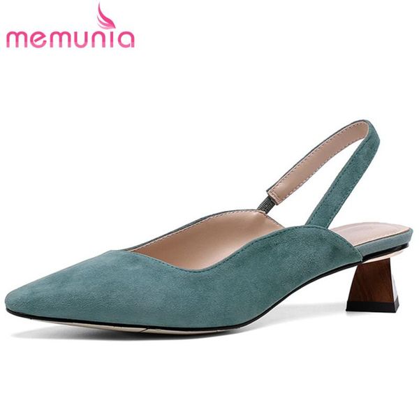 dress shoes memunia 2021 arrival women pumps suede leather slingback summer strange high heel party woman, Black
dress shoes memunia 2021 arrival women pumps suede leather slingback summer strange high heel party woman, Black