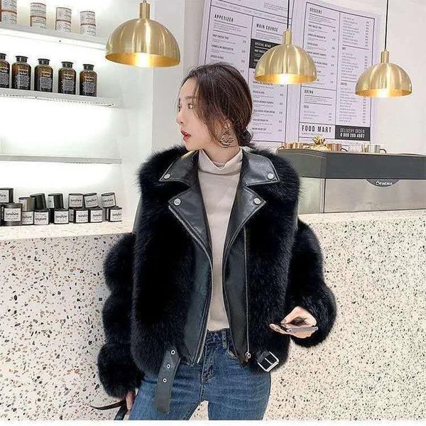 women's fur & faux foxy grass jacket for women in autumn and winter of 2021, Black
women's fur & faux foxy grass jacket for women in autumn and winter of 2021, Black