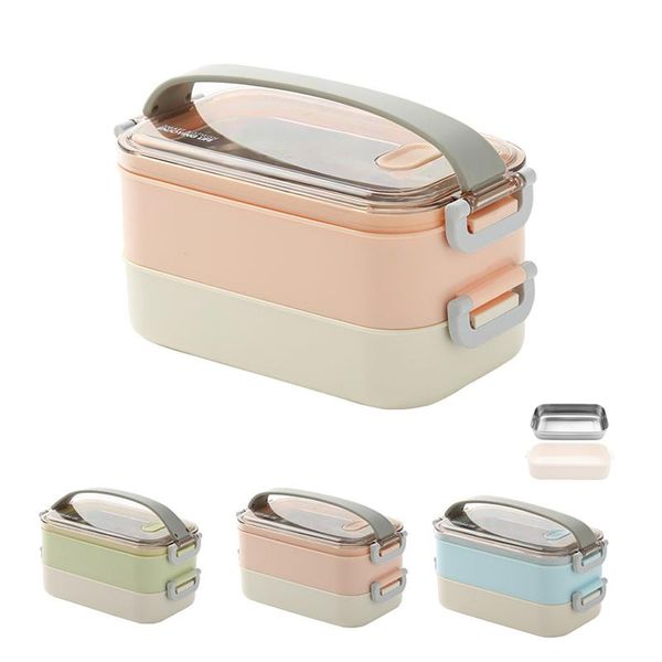 dinnerware sets 2021 microwave lunch box for school office container double layer 304 stainless steel bento kitchen
dinnerware sets 2021 microwave lunch box for school office container double layer 304 stainless steel bento kitchen