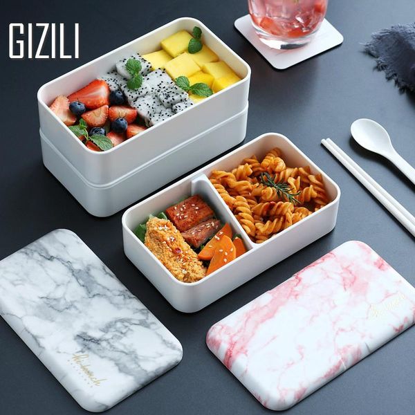 marble pattern japanese double-layer lunch box office student bento box microwave dinnerware storage container
marble pattern japanese double-layer lunch box office student bento box microwave dinnerware storage container