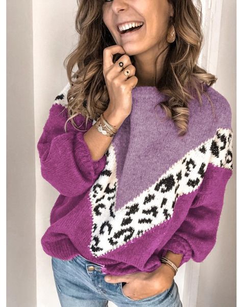 plus size 2020 autumn/winter new women's printed stitching leopard print sweater long-sleeved knit sweater2022, White;black
plus size 2020 autumn/winter new women's printed stitching leopard print sweater long-sleeved knit sweater2022, White;black