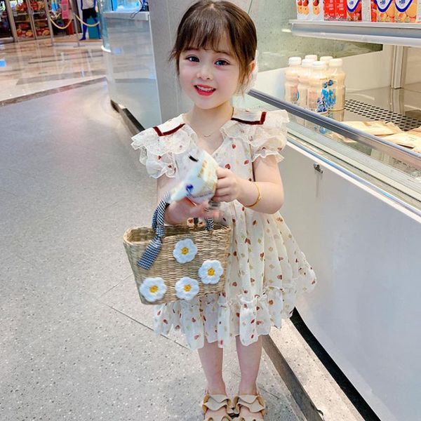 girl's dresses girls clothes summer dress big lapel love printing sweet princess 2-7 years old beibei high-quality children's clot, Red;yellow
girl's dresses girls clothes summer dress big lapel love printing sweet princess 2-7 years old beibei high-quality children's clot, Red;yellow