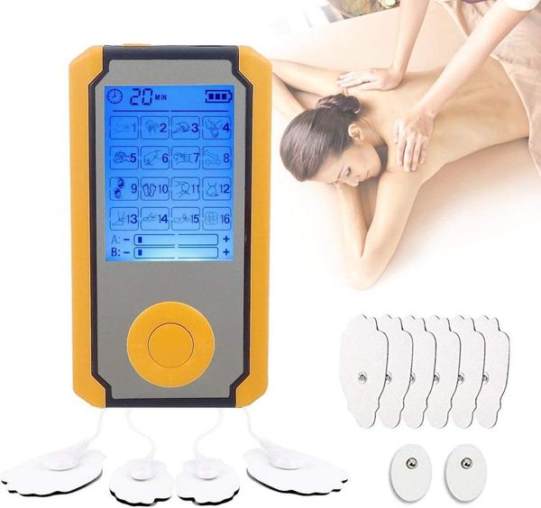 electronic pulse physiotherapy fitness machine tens unit 16 modes body massager electric muscle stimulator pain relief back neck
electronic pulse physiotherapy fitness machine tens unit 16 modes body massager electric muscle stimulator pain relief back neck