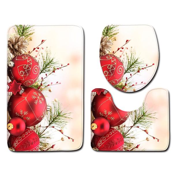 bath mats 3d christmas bathroom toilet three-piece floor mat door carpet cover shower carpets set
bath mats 3d christmas bathroom toilet three-piece floor mat door carpet cover shower carpets set