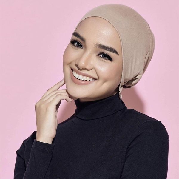 beanies 2021 muslim women elastic tie back jersey hijab under scarf caps soft cotton head wrap turban bonnet islamic arab headscarf
beanies 2021 muslim women elastic tie back jersey hijab under scarf caps soft cotton head wrap turban bonnet islamic arab headscarf