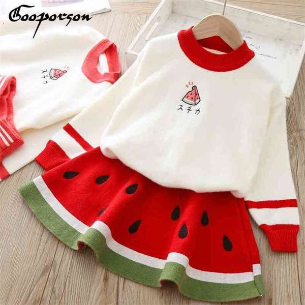 autumn and winter baby girl watermelon embroidered clothes set mink wool sweater & pleated skirt cute clothing sets 210715, White
autumn and winter baby girl watermelon embroidered clothes set mink wool sweater & pleated skirt cute clothing sets 210715, White