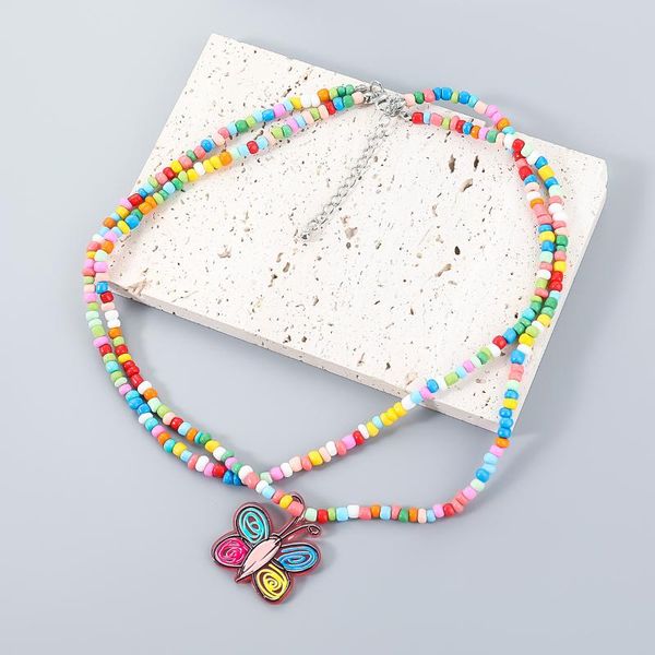 pendant necklaces wholesale bohemian retro flower butterfly necklace for woman, Silver
pendant necklaces wholesale bohemian retro flower butterfly necklace for woman, Silver