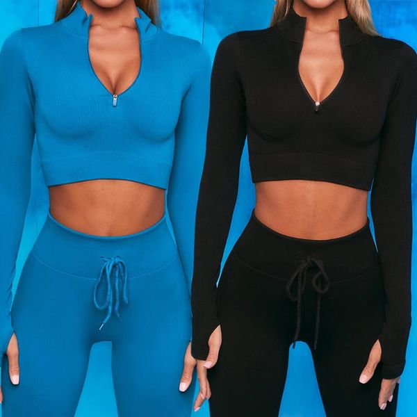 yoga outfit 2 pcs set women gym clothing tracksuit fitness ribbed zipper shirts drawstring seamless leggings workout jogger sportswear
yoga outfit 2 pcs set women gym clothing tracksuit fitness ribbed zipper shirts drawstring seamless leggings workout jogger sportswear