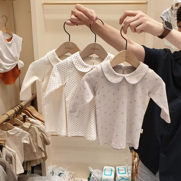 autumn lapel winter baby's wear baby long sleeve t-shirt boys and girls' doll collar top, Black;white
autumn lapel winter baby's wear baby long sleeve t-shirt boys and girls' doll collar top, Black;white