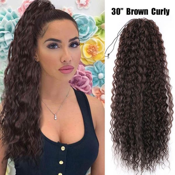 synthetic wigs 30 inches long drawstring ponytail curly wave black hairpiece clip in straight heat resistant hair
synthetic wigs 30 inches long drawstring ponytail curly wave black hairpiece clip in straight heat resistant hair