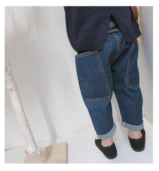 jeans toddler girl casual elastic waist denim pants big pocket spring autumn trousers for boy kids 2021 harem, Blue
jeans toddler girl casual elastic waist denim pants big pocket spring autumn trousers for boy kids 2021 harem, Blue
