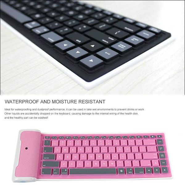 rechargeable flexible waterproof slim keyboard universal silent roll up keypad for pc lapfoldable silicone wireless keyboard
rechargeable flexible waterproof slim keyboard universal silent roll up keypad for pc lapfoldable silicone wireless keyboard