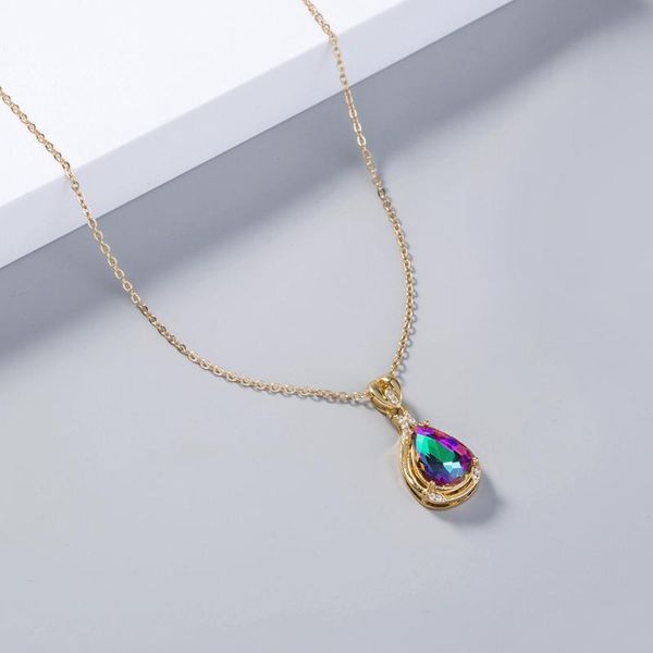 chains romantic sweet and cute colorful drop shaped pendant necklace ladies girls wedding engagement accessories, Silver
chains romantic sweet and cute colorful drop shaped pendant necklace ladies girls wedding engagement accessories, Silver