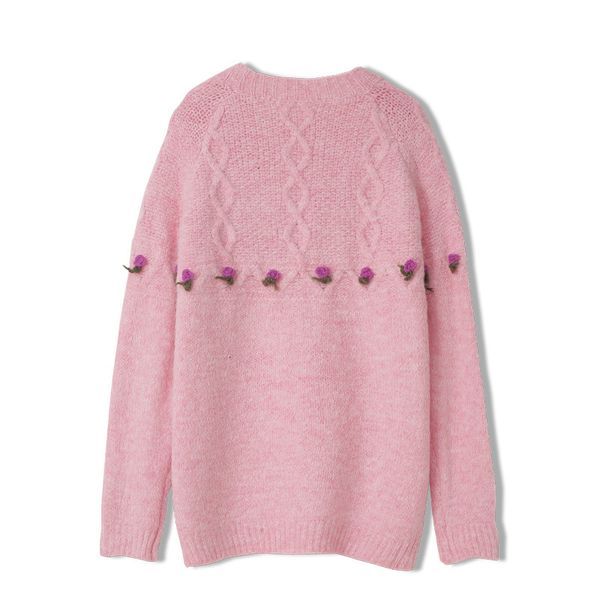 pink case retro floral cherry pullover crochet outerwear female sleeve t41010 icdi, White;black
pink case retro floral cherry pullover crochet outerwear female sleeve t41010 icdi, White;black