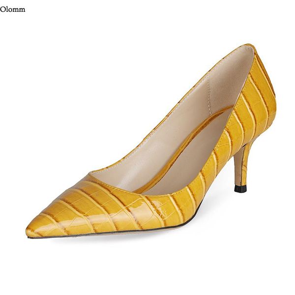 dress shoes olomm stone pattern women pumps stable 6.5cm heels pointed toe gorgeous black yellow blue party plus us size 4-13 
dress shoes olomm stone pattern women pumps stable 6.5cm heels pointed toe gorgeous black yellow blue party plus us size 4-13